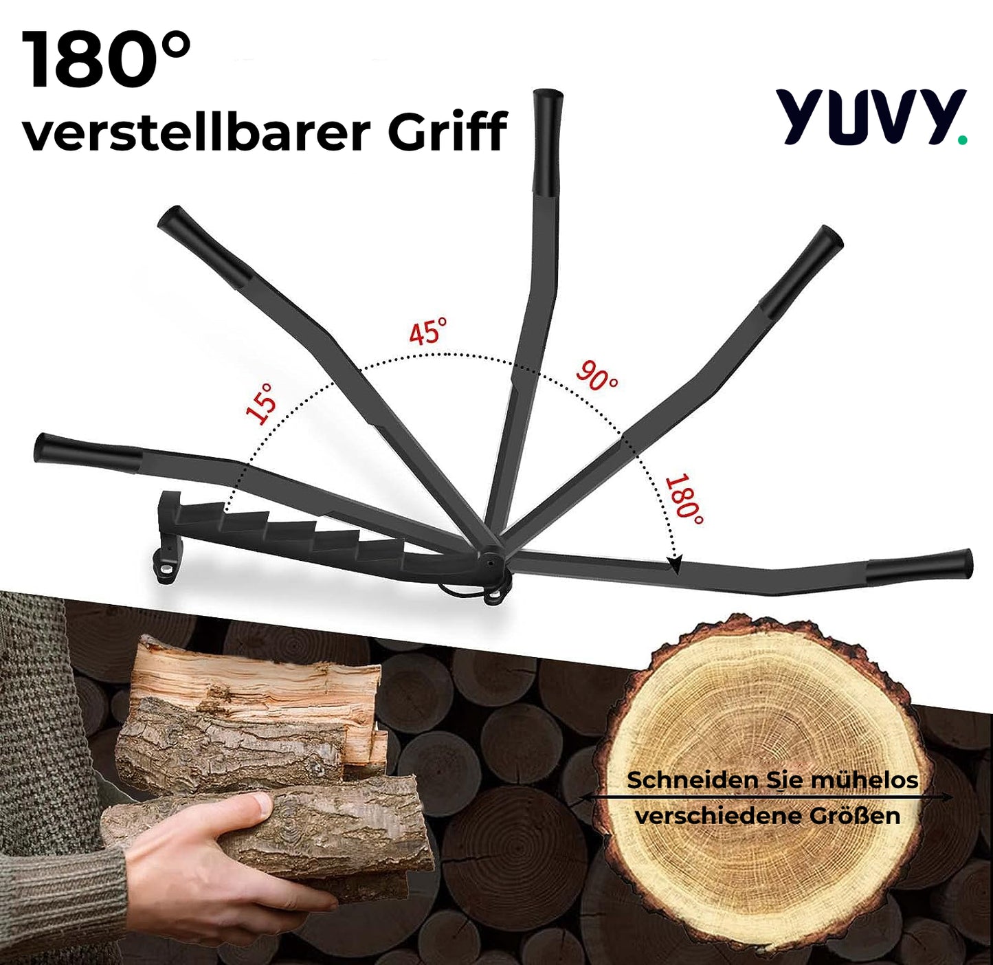 LogMaster™ Wandmontierter Holzspalter