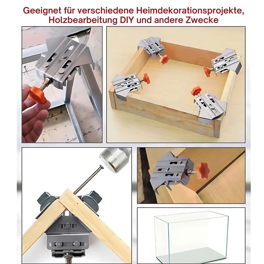 PreciseWinkel™ Edelstahl-Eckschellen - Perfekte Präzision bei jedem Holzprojekt