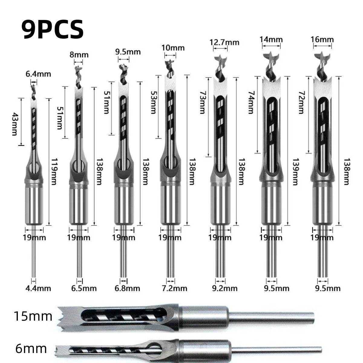 PRECIZO™ Adapter- und Stemmeisenset