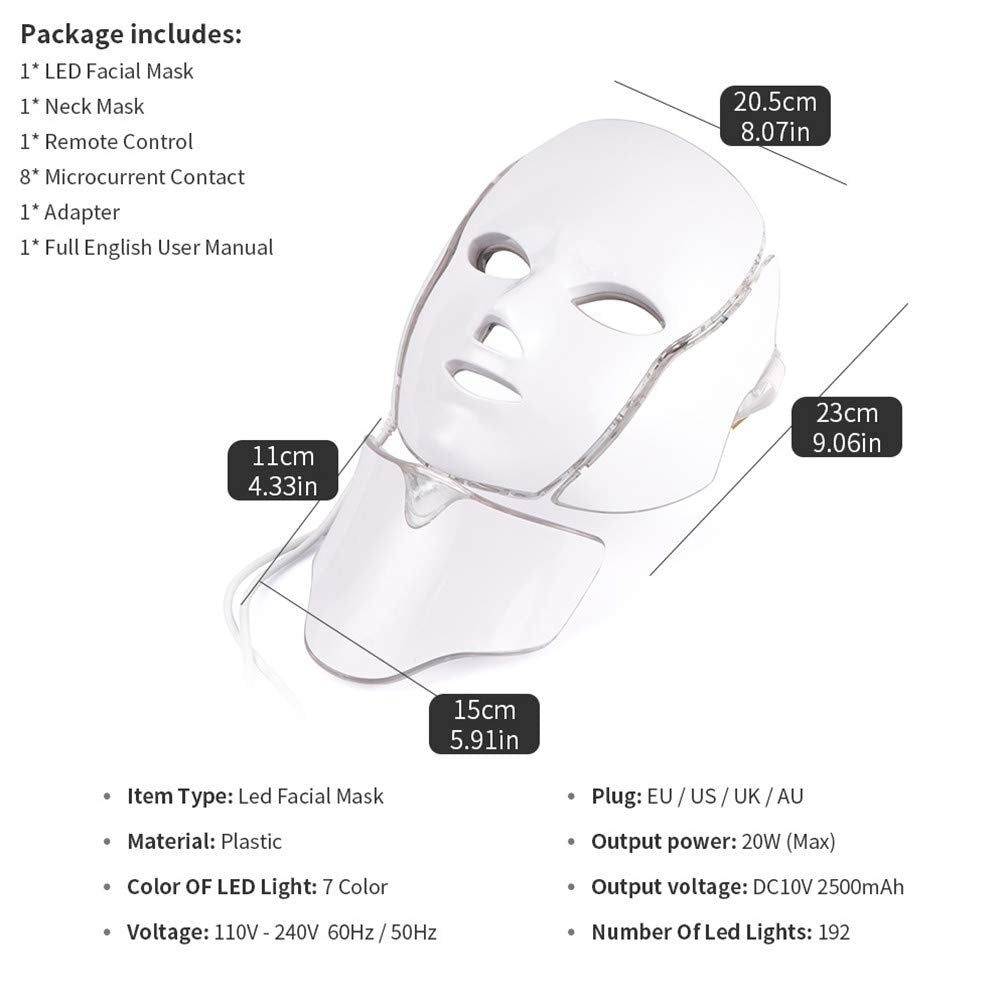 DermaGlow™ LED-Therapiemaske