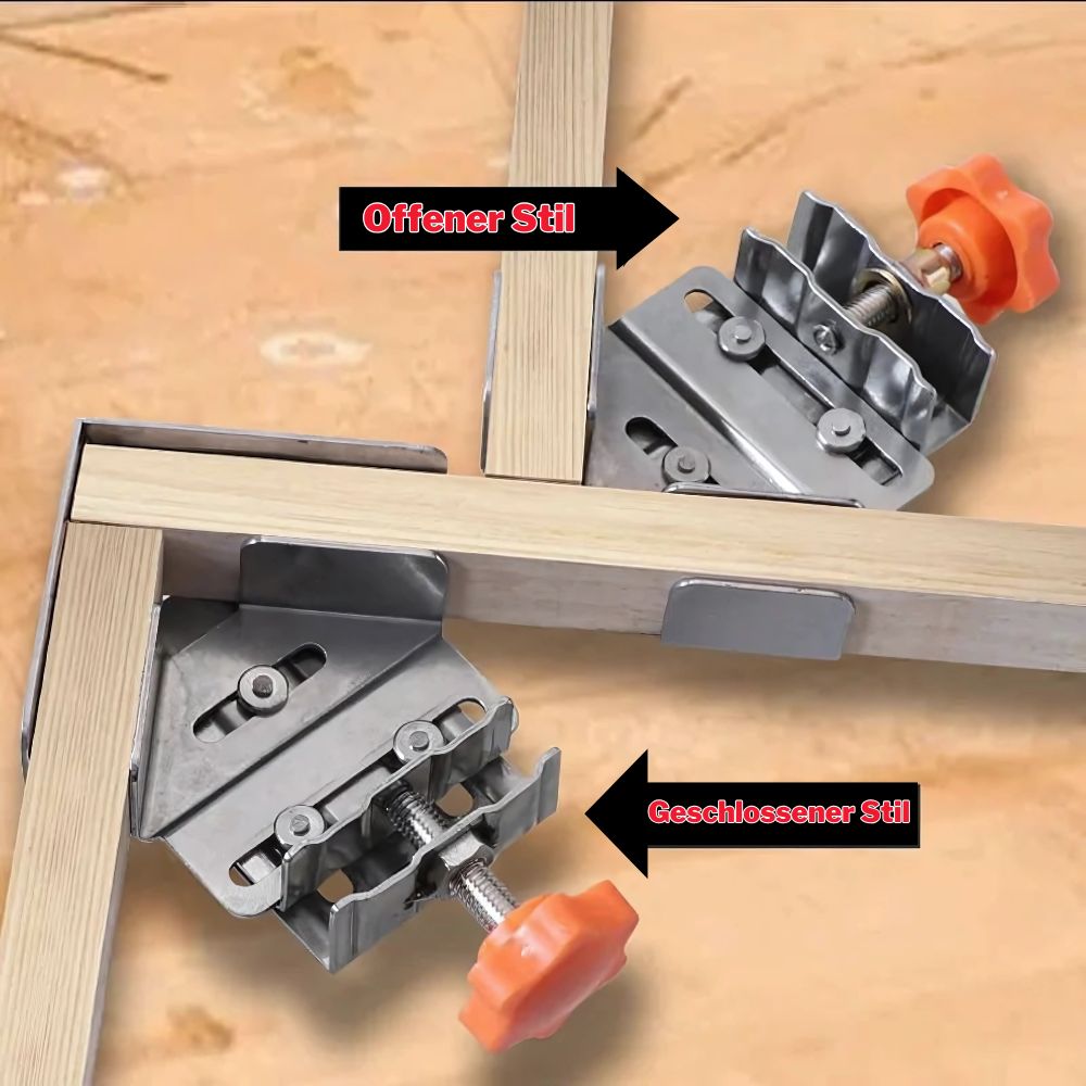 PreciseWinkel™ Edelstahl-Eckschellen - Perfekte Präzision bei jedem Holzprojekt