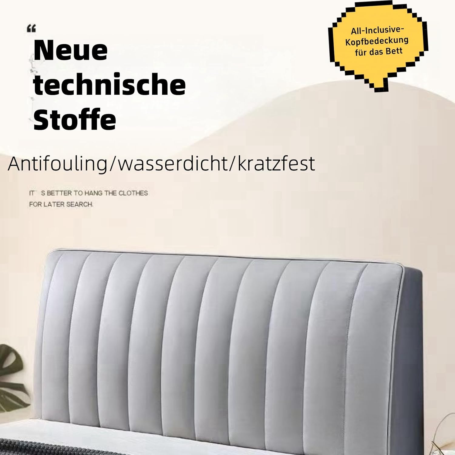 HeadBoard™ Kopfteilbezug – Schützt und Verleiht Ihrem Schlafzimmer Stil