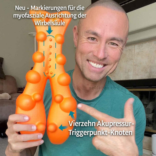 Neuleben™ Nacken- und Rücken-Massagegerät – Effektive Entspannung für Nacken, Schultern und den oberen Rücken