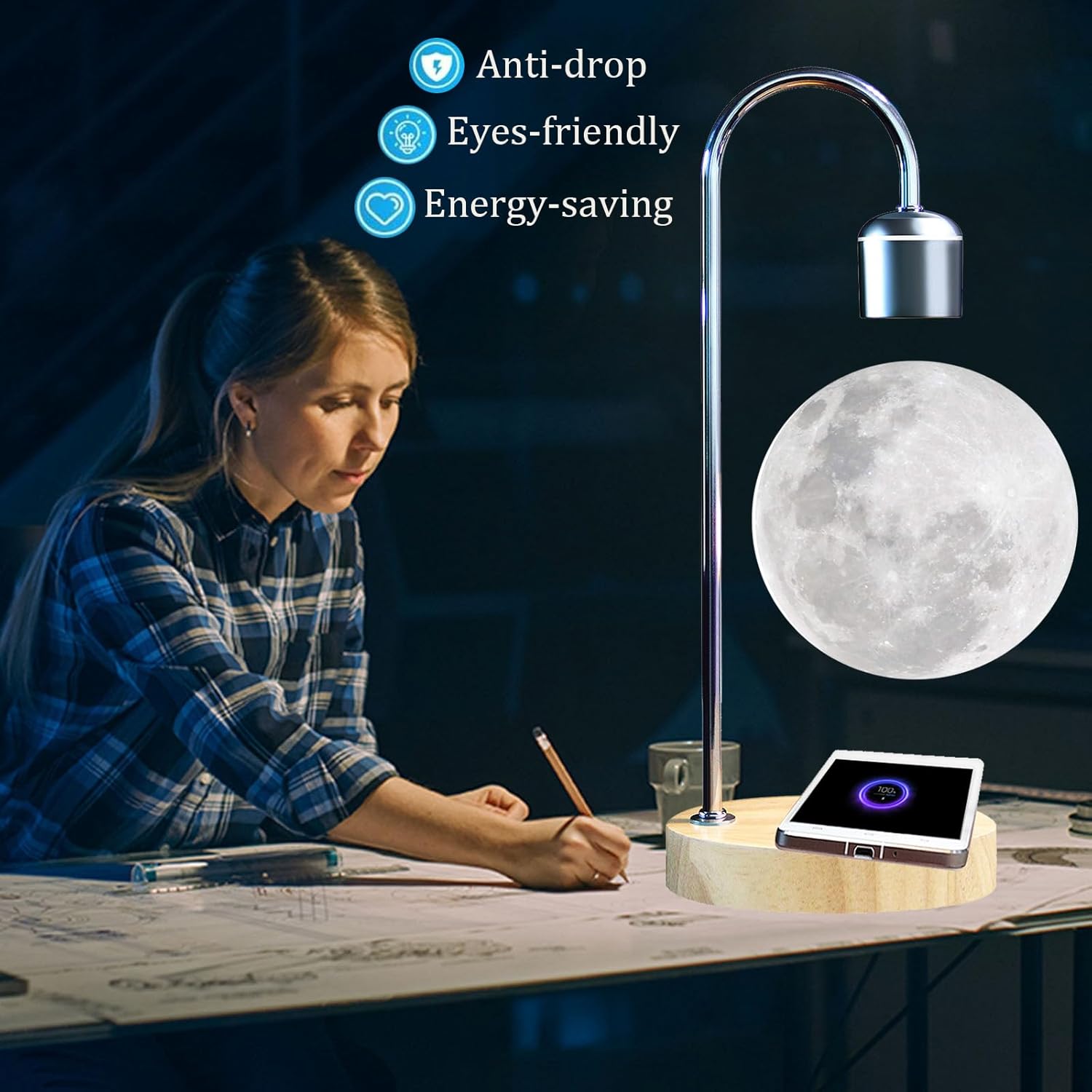 LunaFloat™ Schwebende Mondlampe - Magische Atmosphäre für Ihr Zuhause