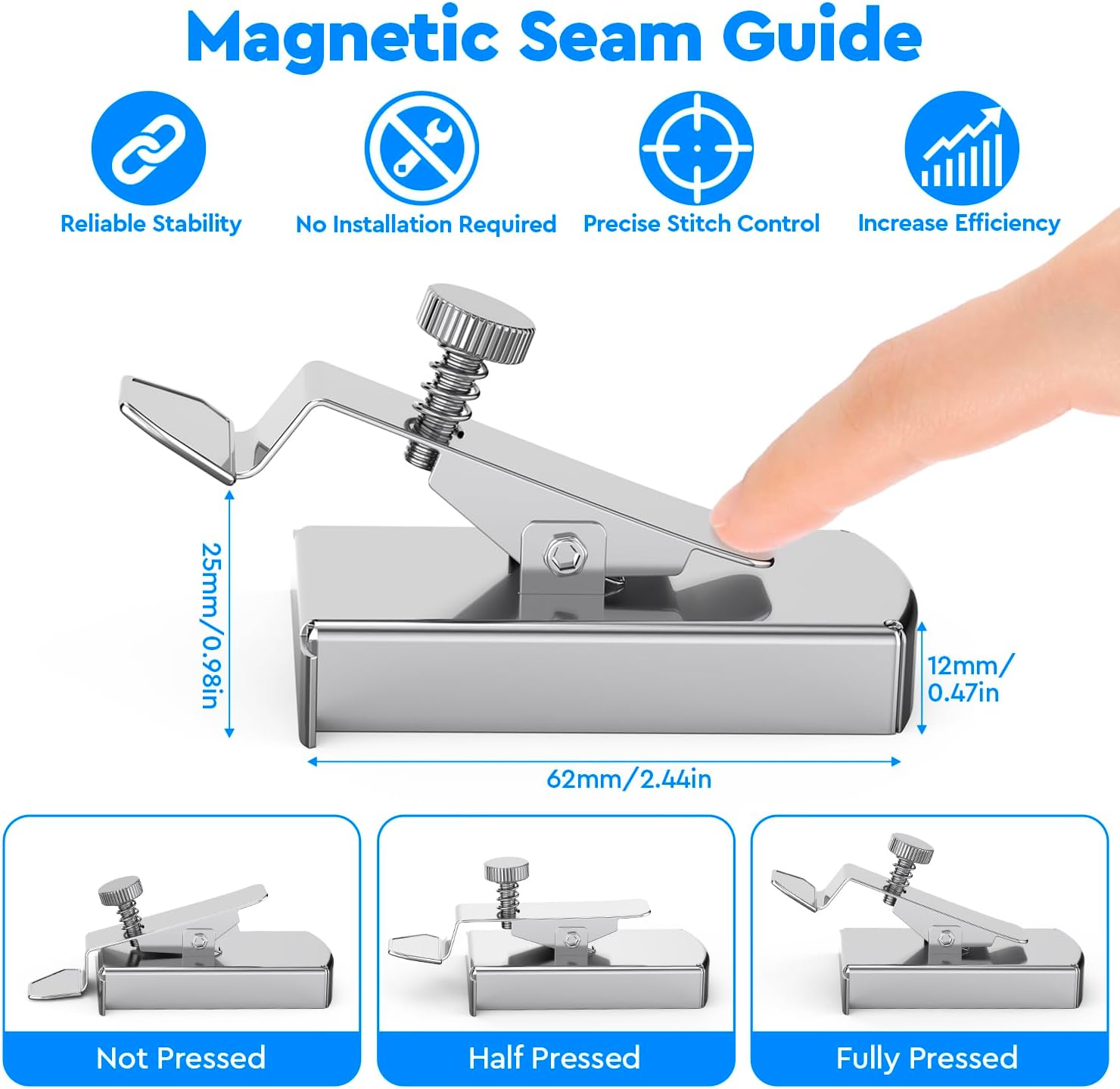 StitchPro™ Magnetischer Nähführer - Für müheloses und präzises Nähen