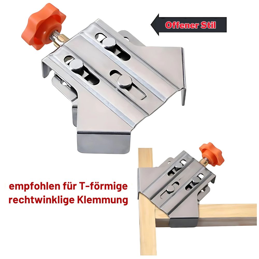 PreciseWinkel™ Edelstahl-Eckschellen - Perfekte Präzision bei jedem Holzprojekt