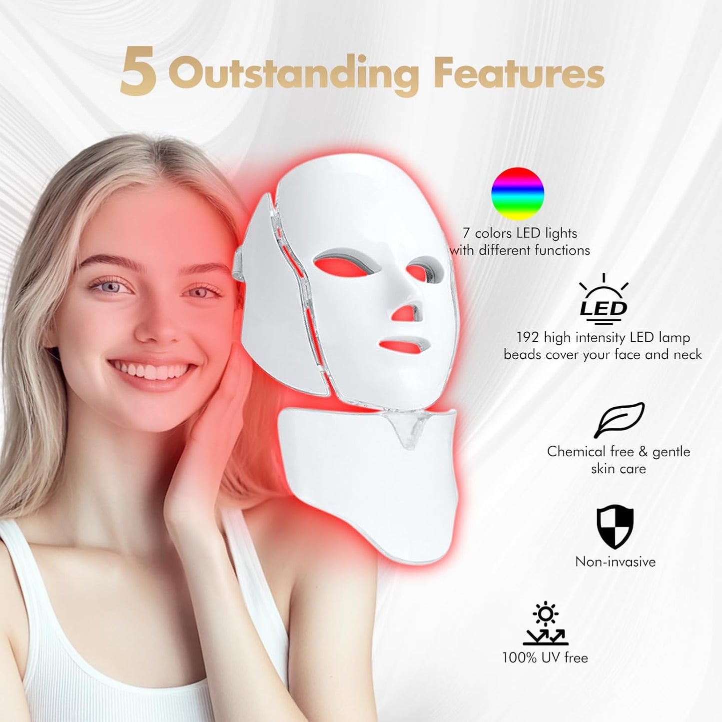 DermaGlow™ LED-Therapiemaske
