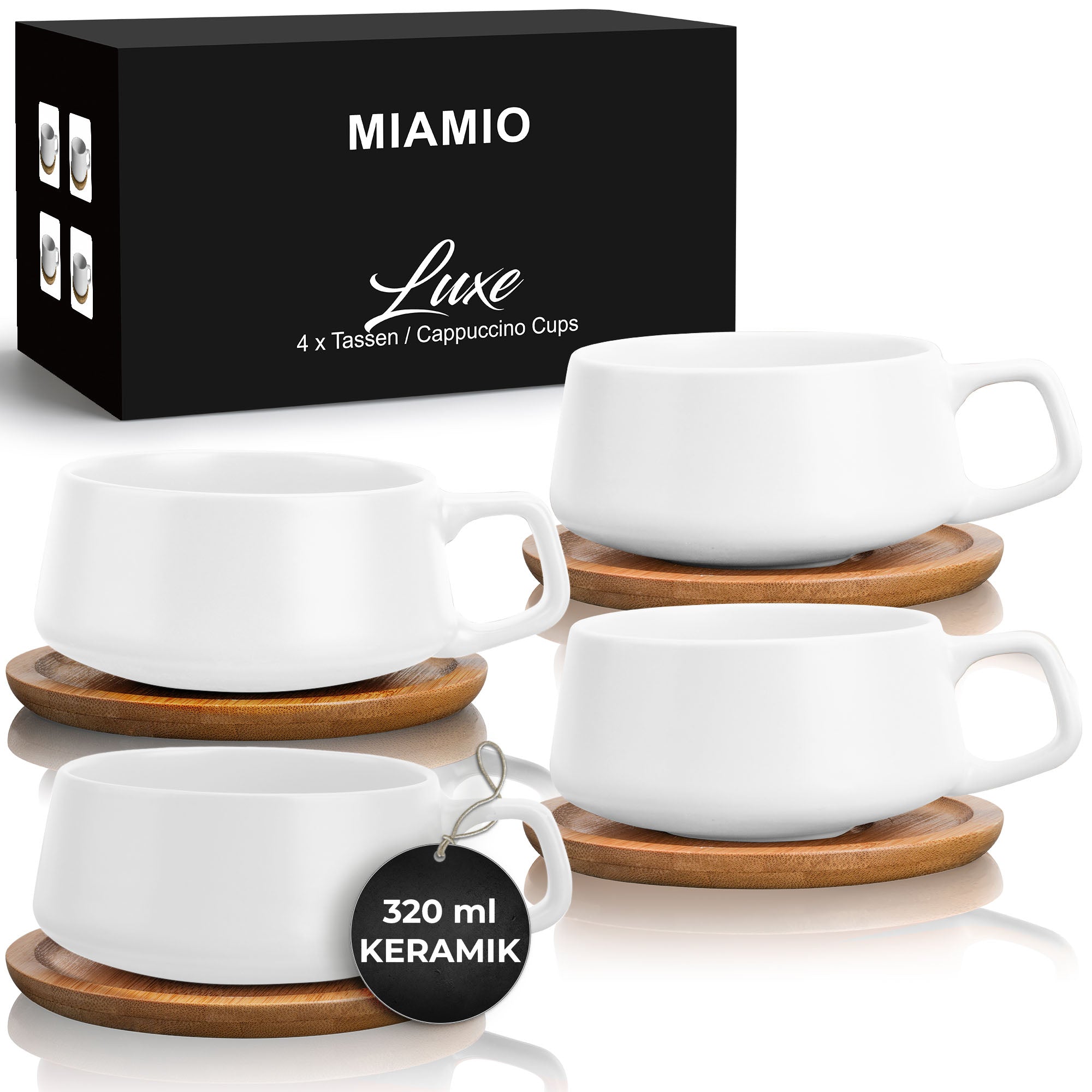 Miamio™ Luxus-Cappuccinotassen