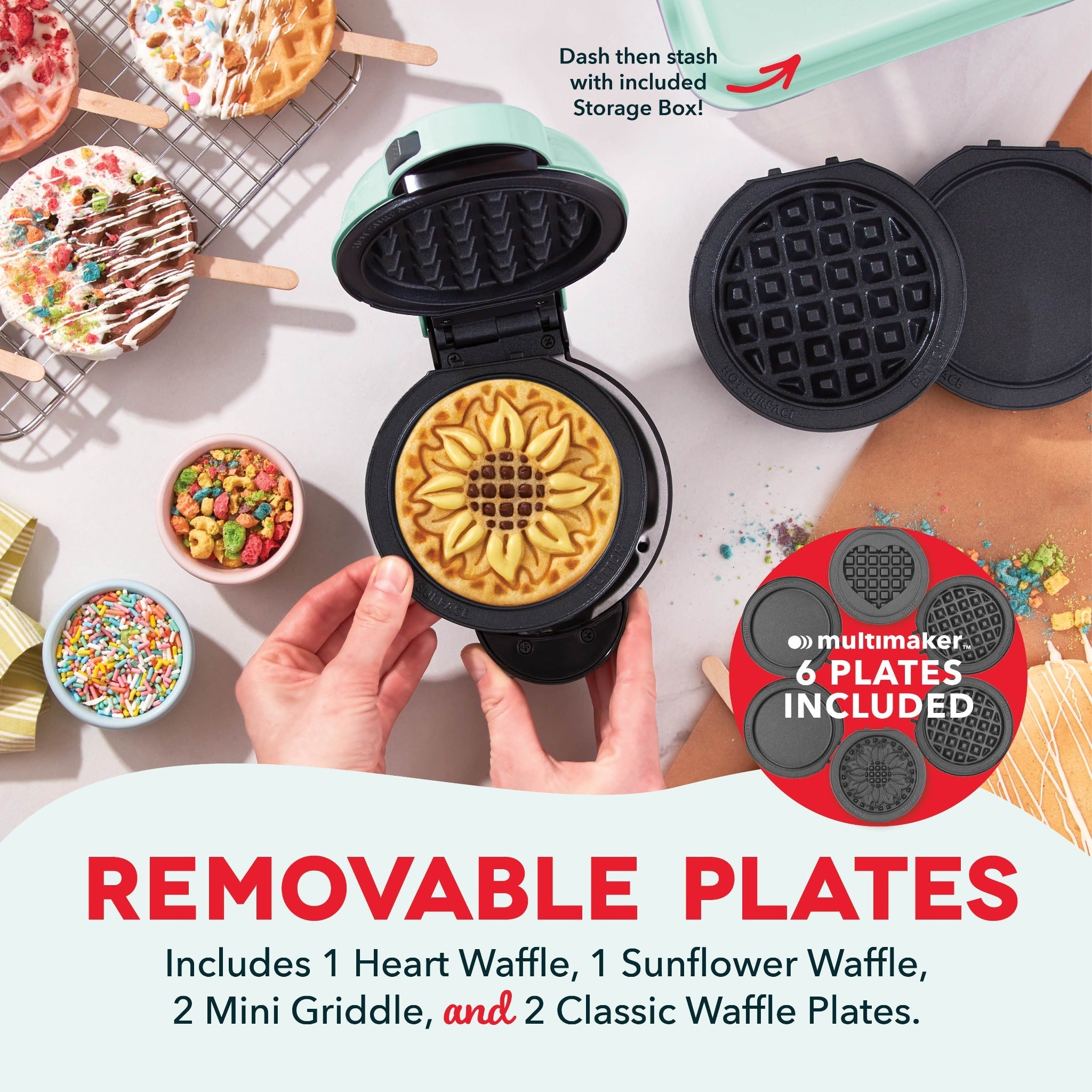 MultiMagic™ Mini-System: Waffel & Grill