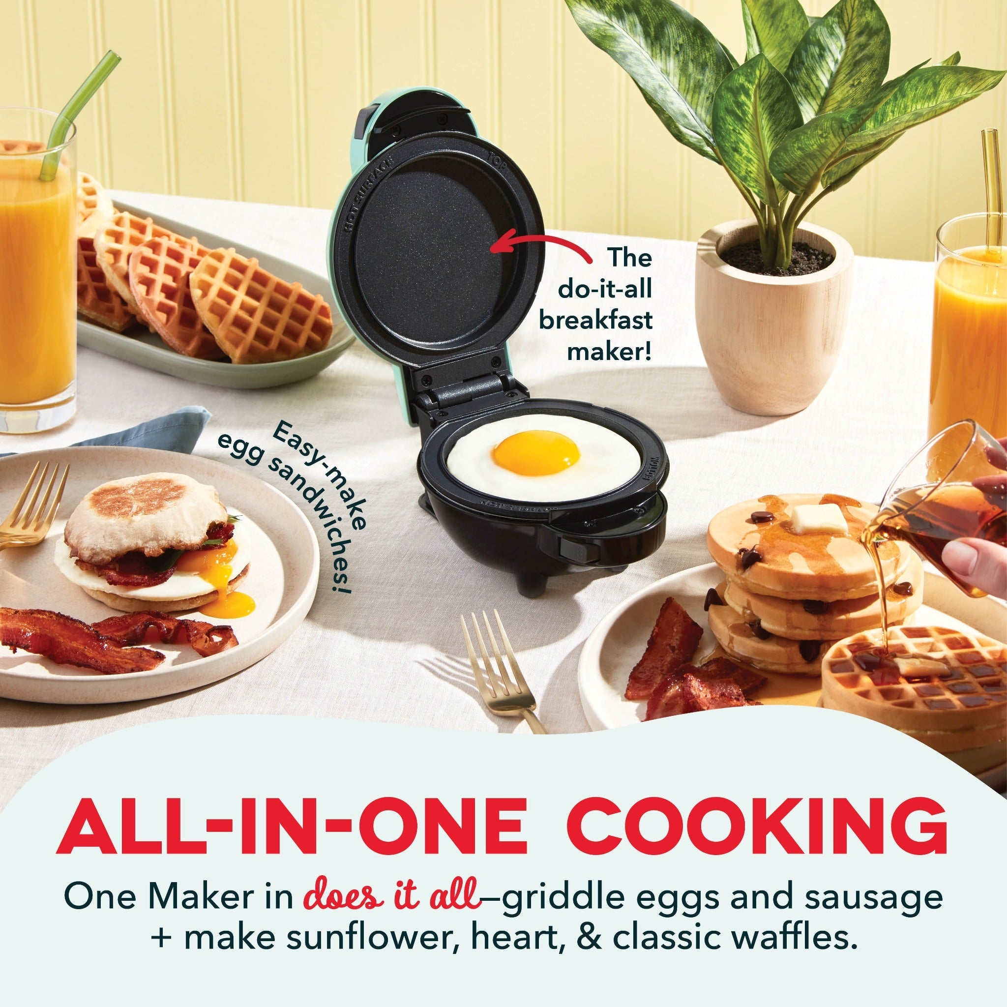 MultiMagic™ Mini-System: Waffel & Grill