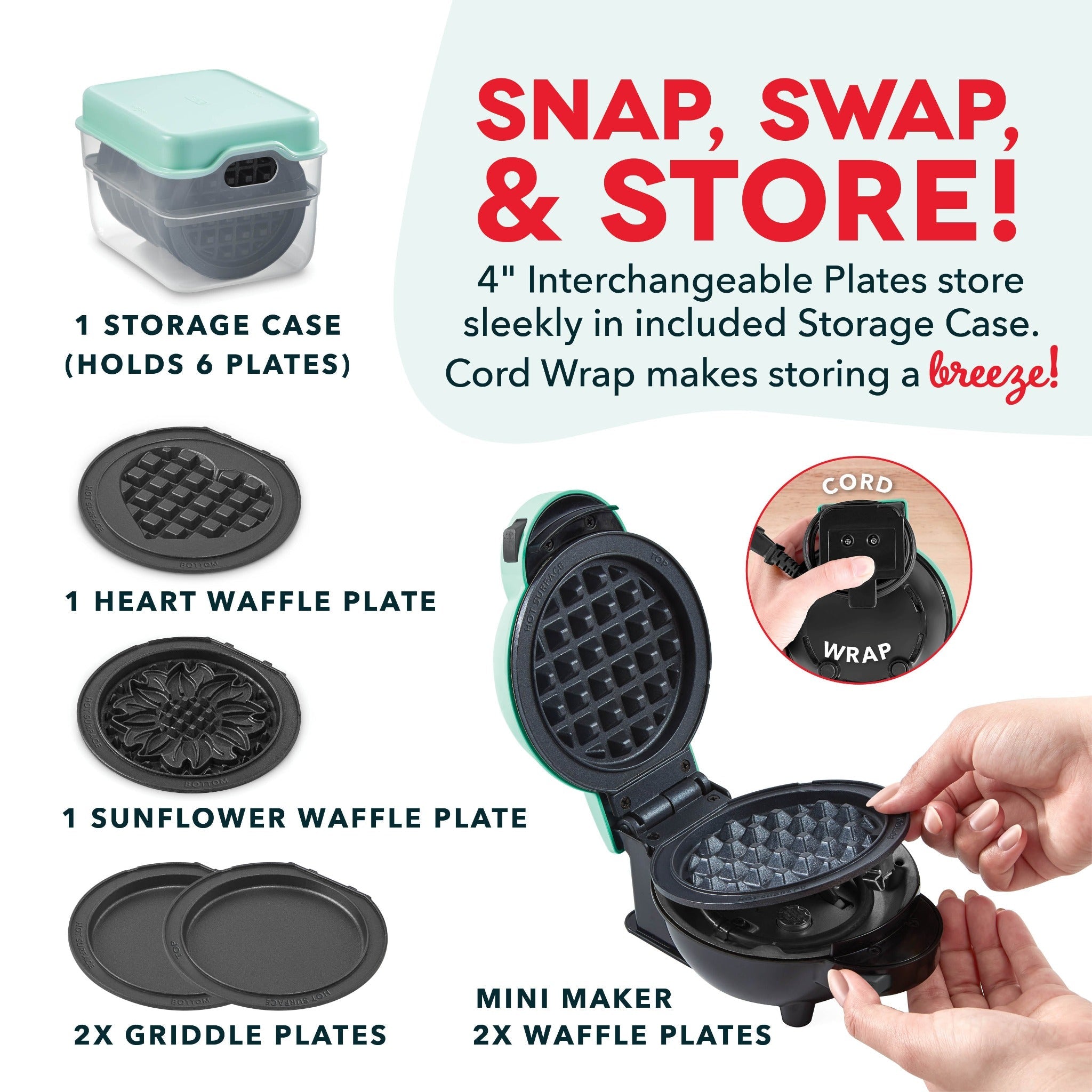 MultiMagic™ Mini-System: Waffel & Grill