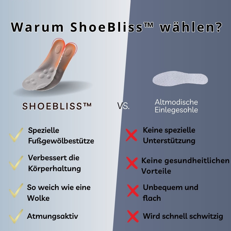 ShoeBliss™ - Erfüllen Sie Ihre Füße mit unbeschwerten Schritten