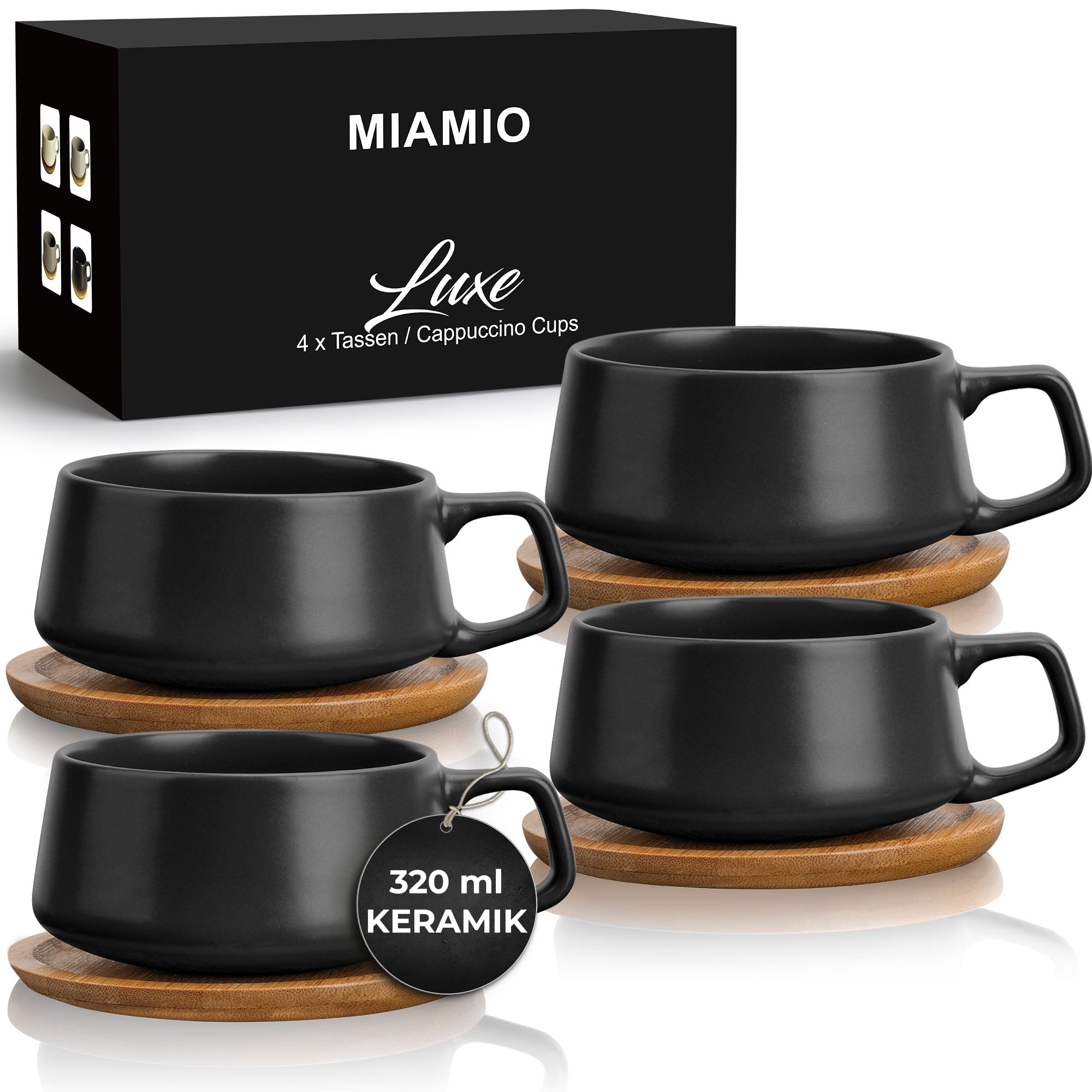 Miamio™ Luxus-Cappuccinotassen